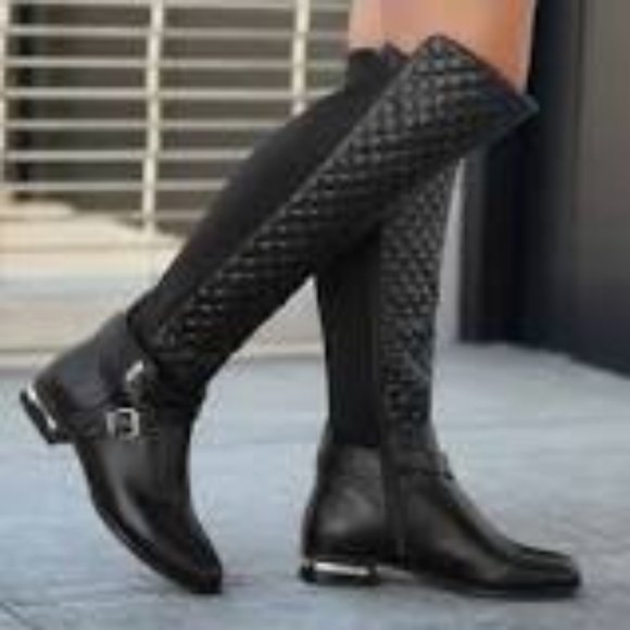 JustFab Shoes - Knee high tall boots ~ Size 8